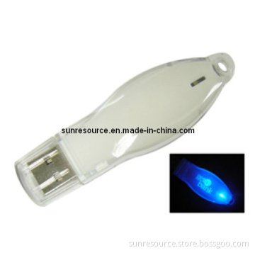 Plastic USB Flash Drive, Oval USB, Promotional USB, Flashlight USB